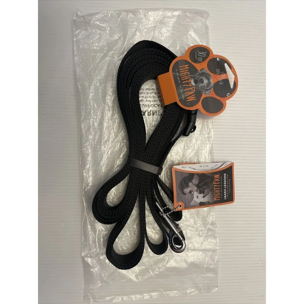 Mighty Paw 30 foot leash With Leash Lesson Booklet